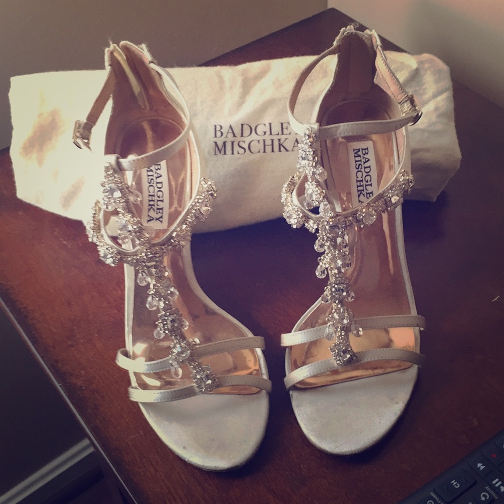 Badgley Mischka wedding shoes